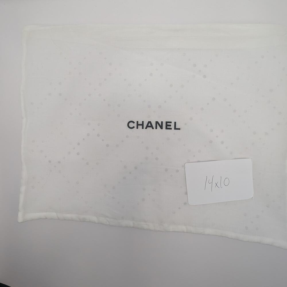 Authentic Black Chanel Dust Bag – 14"Wx10"H for Handbags, Wallets & Accessories